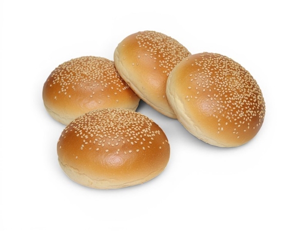 Sesambollen wit&nbsp;4 stuks