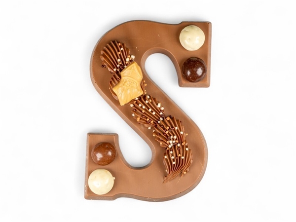 Chocoladeletter melk groot