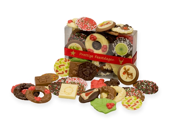 Kerst chocolade blister