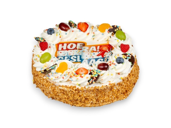 Geslaagd taartje 12 pers.
