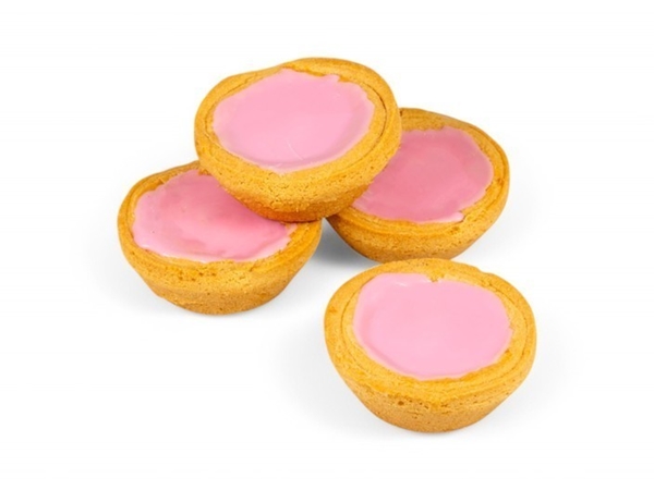 Roze pencee koek 4 stuks