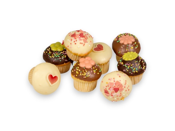 Moederdag minicakejes 8 stuks