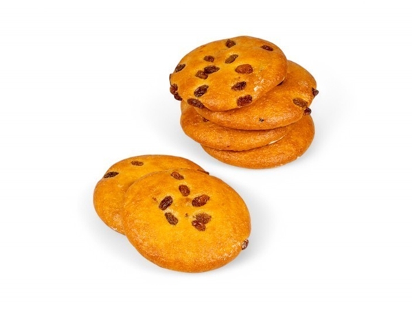 Mini rozijn eierkoek 6 suks